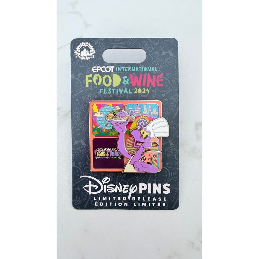 2024 EPCOT Food & Wine Festival Chef Figment Pin NEW